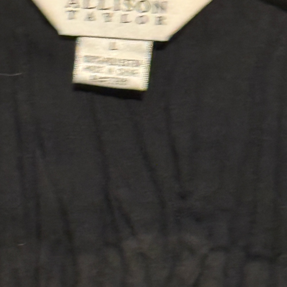 Allison Taylor Black Ruffled Blouse - Picture 3 of 3